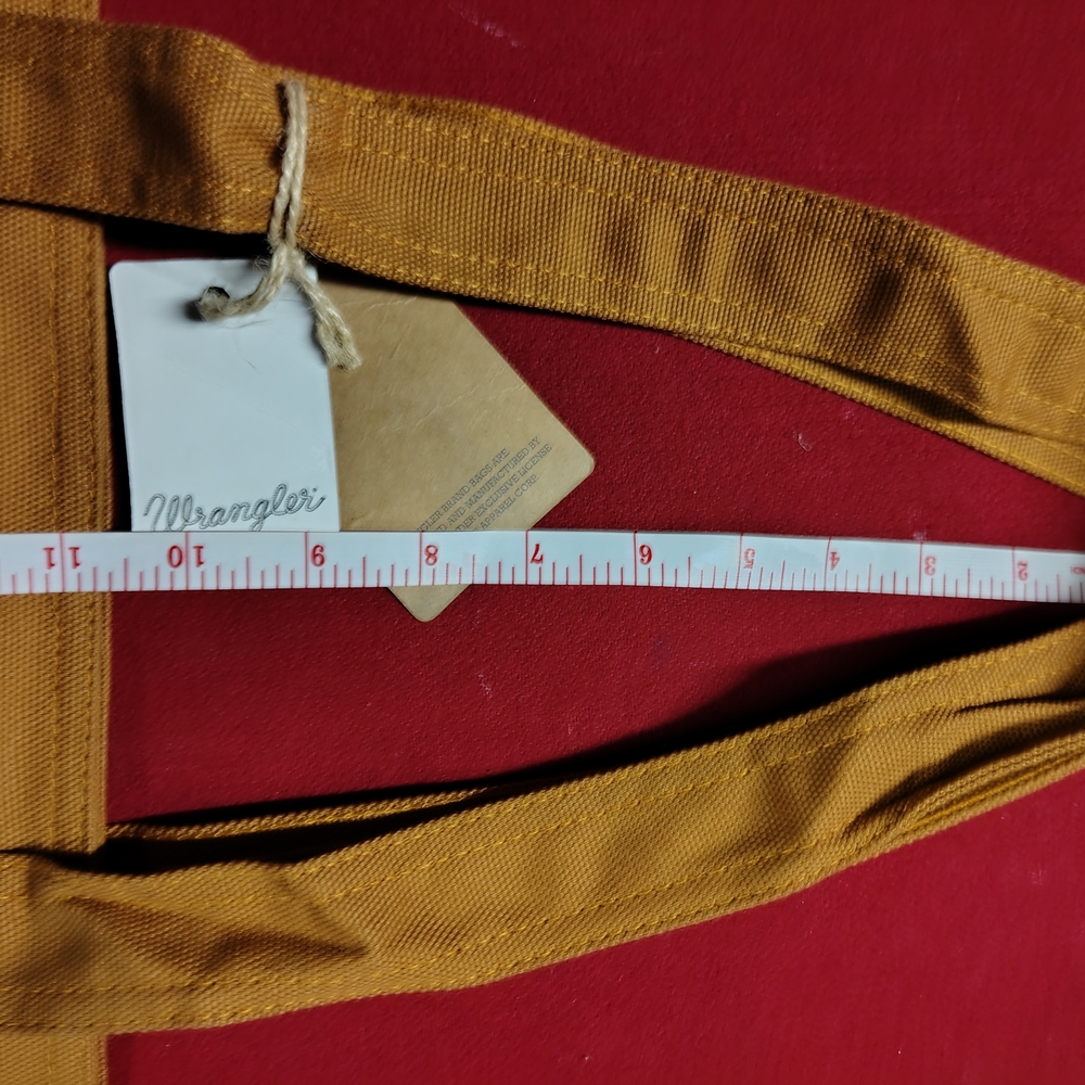 Stylish Wrangler Tan Canvas Tote Bag - Picture 7 of 9
